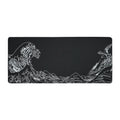 XVX KANAGAWA OUTLINE THEMED LARGE DESK MAT (BLACK/WHITE)